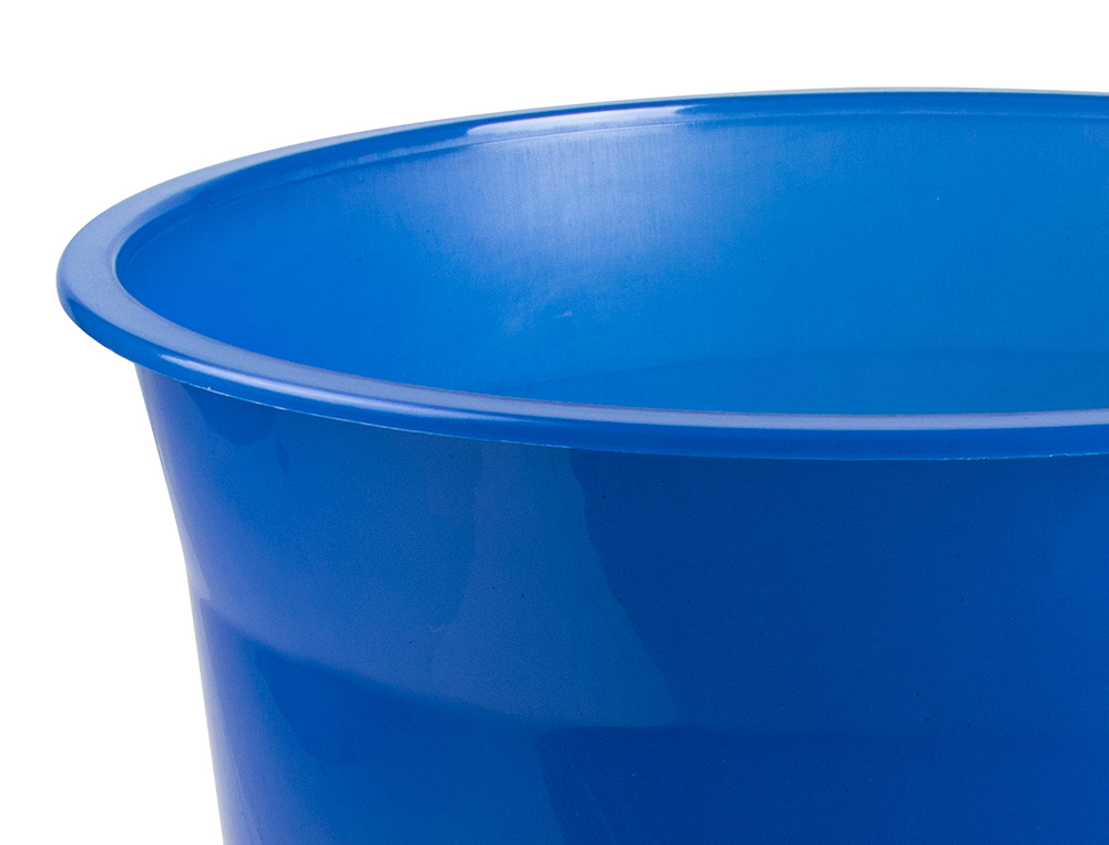 CESTO PLASTICO Q-CONNECT AZUL TRANSLUCIDO 13 LITROS