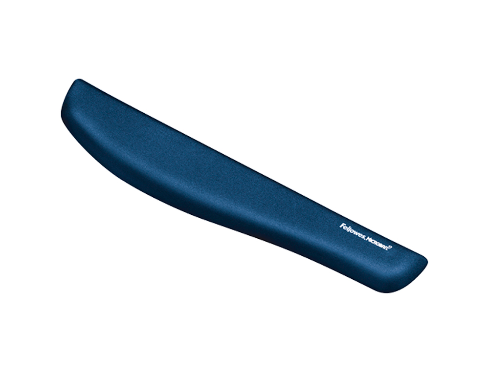 APOIO DE PULSOS FELLOWES PARA TECLADO FOAM FUSION PLUSH TOUCH AZUL 25X460X81 MM