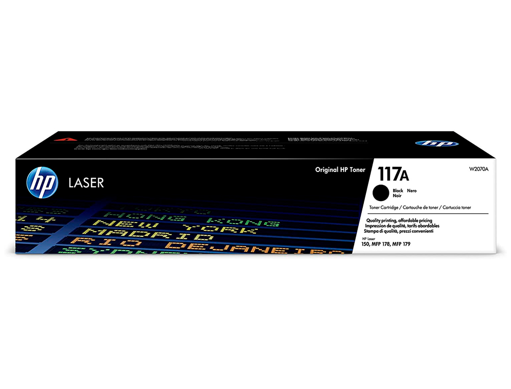 TONER HP 117A LASER COLOR 150A / 150NW / 178NW / 178NWG / 179FNW PRETO 1000 PAGINAS