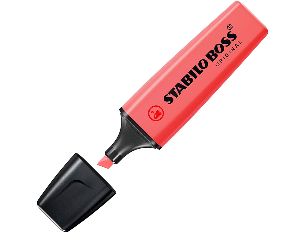 MARCADOR FLUORESCENTE STABILO BOSS 70 ESTOJO DE 4 UNIDADES CORES SORTIDAS