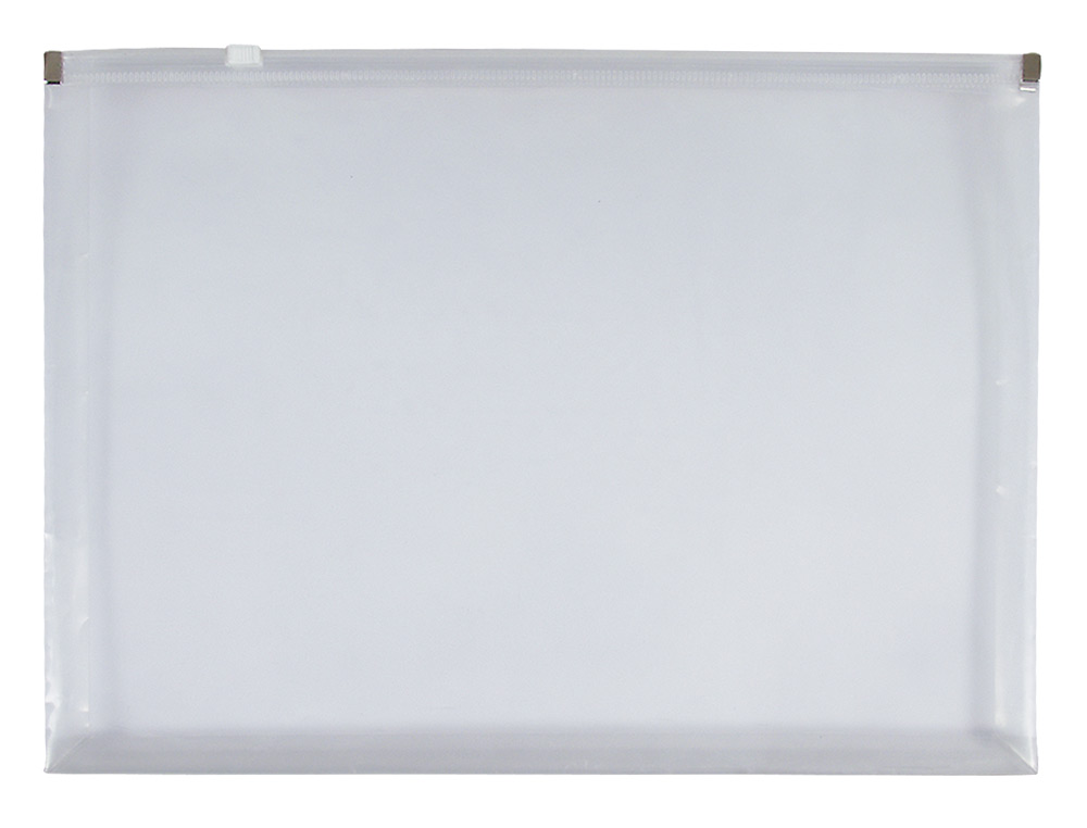 BOLSA PORTA DOCUMENTOS LIDERPAPEL A3 COM FECHO TRANSPARENTE