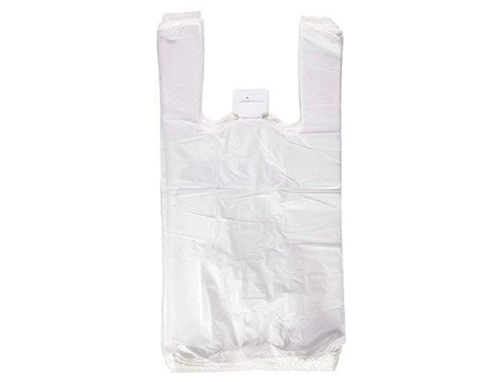 BOLSA RECICLADA 70% BRANCA 50 MC 48X60 CM APTA LEGISLACAO DE BOLSAS 2021