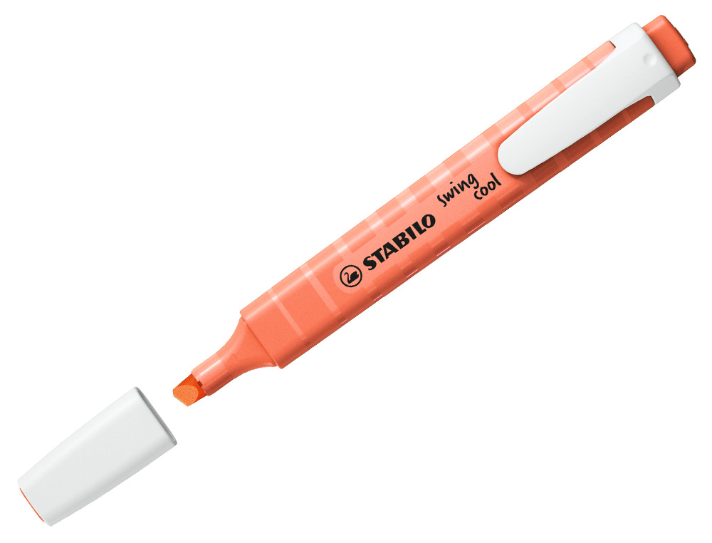 MARCADOR FLUORESCENTE STABILO SWING COOL PASTEL CORAL