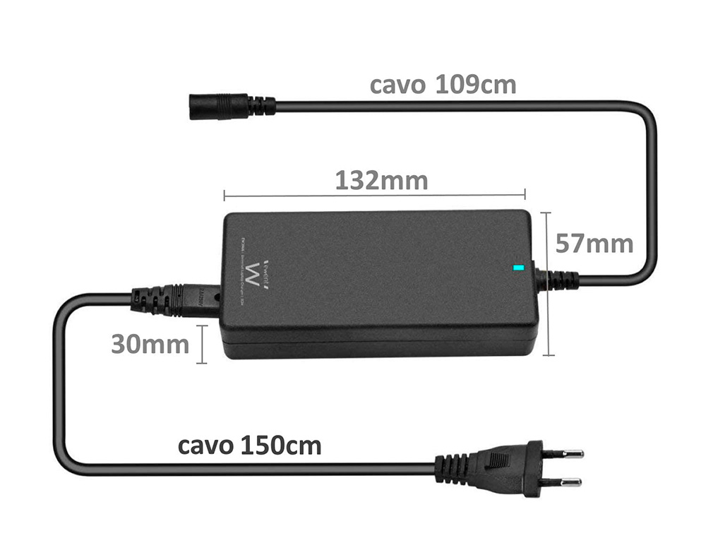 CARREGADOR EWENT AUTOMATICO PEQUENO DE NOTEBOOK DE 90 W 11 TIPS
