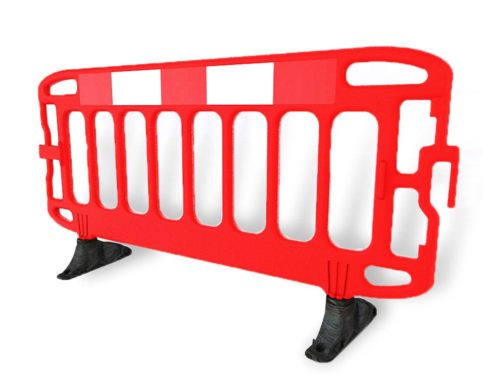 BARREIRA FARU NAVIGATOR POLIETILENO VERMELHO COMPRIMENTO 2 MT