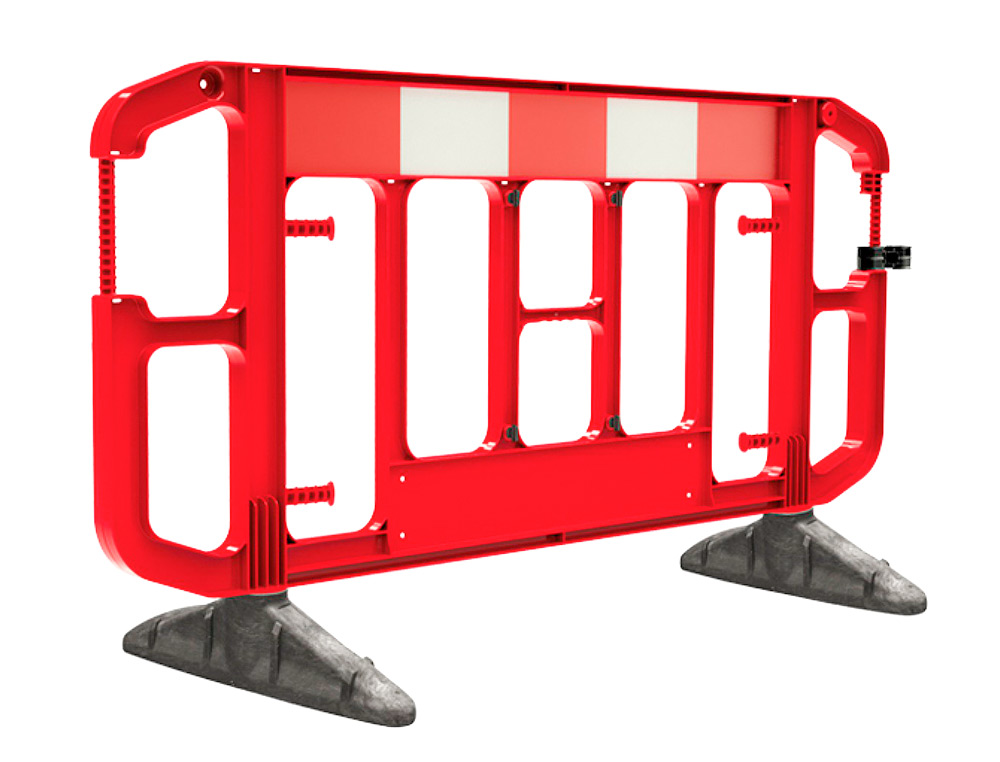 BARREIRA FARU NAVIGATOR POLIETILENO VERMELHO COMPRIMENTO 2 MT