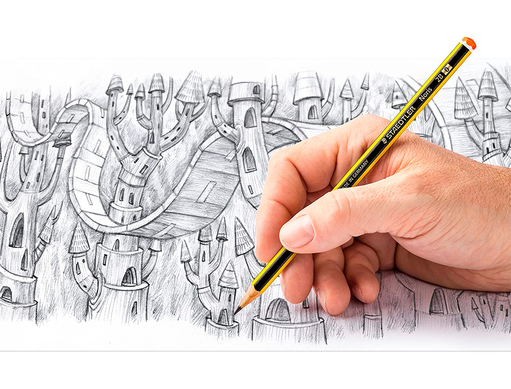 LAPIS DE GRAFITE STAEDTLER NORIS N2 HB BLISTER DE 3 UNIDADES