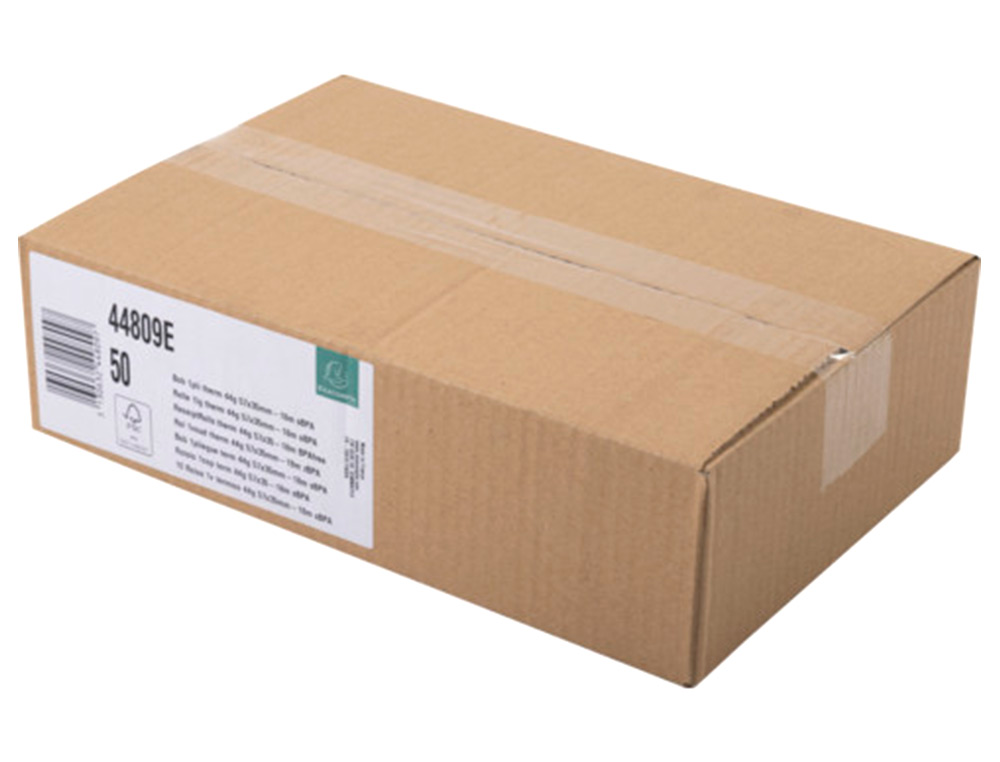 ROLO CALCULADORA EXACOMPTA SAFE CONTACT TERMICO 57 MM X 35 MM 44 G/M2