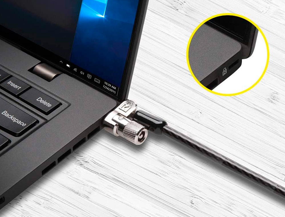 CADEADO KENSINGTON COM CHAVE MICROSAVER 2.0 PARA COMPUTADORES PORTATEIS