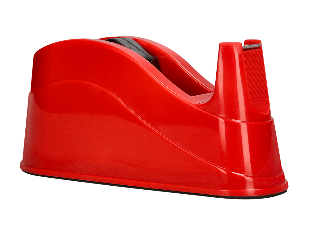 DESENROLADOR DE SECRETARIA Q-CONNECT PLASTICO PARA FITAS DE 66 MT COR VERMELHO 220X100X70 MM
