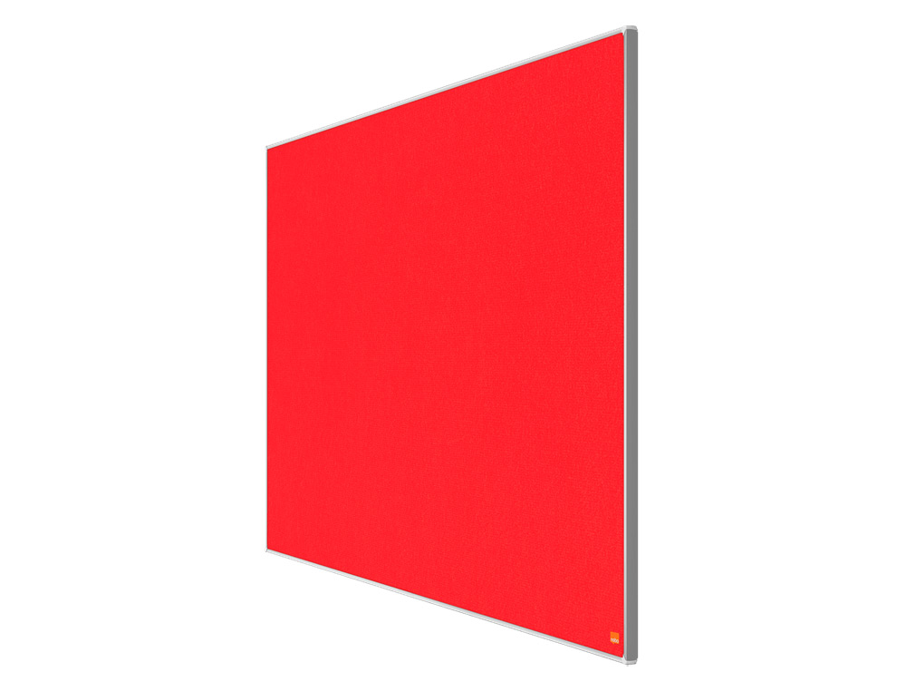 QUADRO DE AVISOS NOBO IMPRESSION PRO FELTRO VERMELHO FORMATO PANORAMICO 55