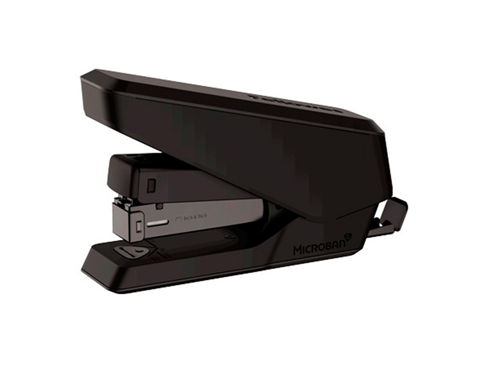 AGRAFADOR FELLOWES EASYPRESS LX840 PROTECAO ANTIBACTERIANA CAPACIDADE 25 FOLHAS USA AGRAFES 24/6 E 26/6 PRETO