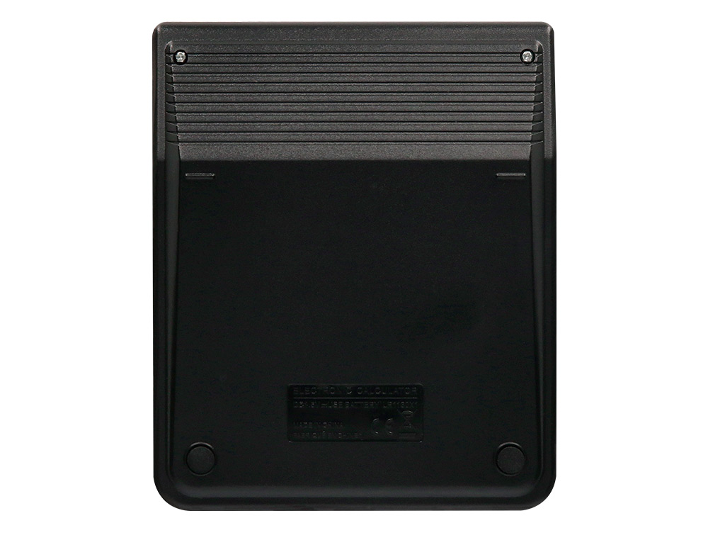 CALCULADORA LIDERPAPEL DE SECRETARIA XF20 10 DIGITOS SOLAR E PILHAS COR PRETO 127X105X24 MM