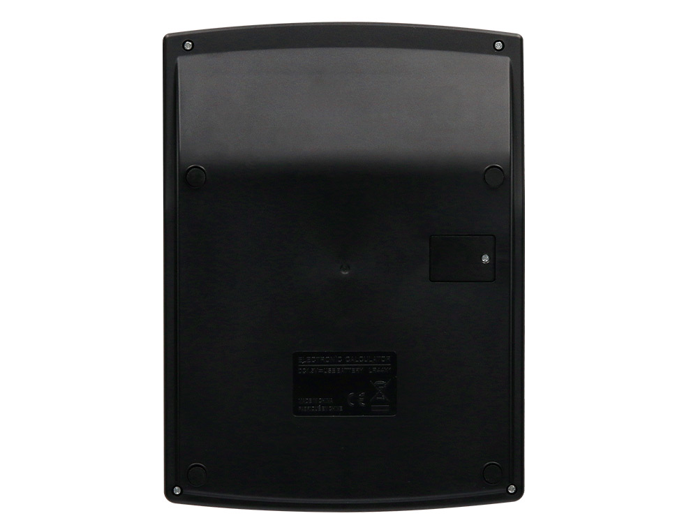 CALCULADORA LIDERPAPEL DE SECRETARIA XF29 12 DIGITOS SOLAR E PILHAS COR PRETO 190X140X30 MM