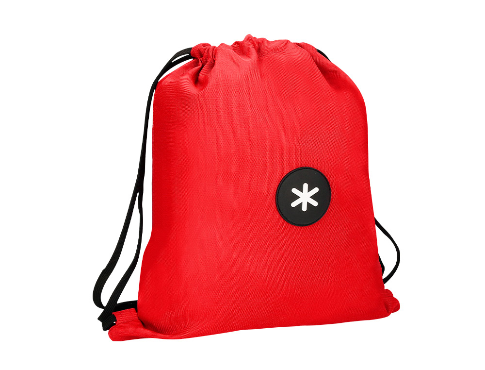 SACO PLANO ANTARTIK BOLSO INTERIOR COM FECHO COR VERMELHO 210X60X80 MM