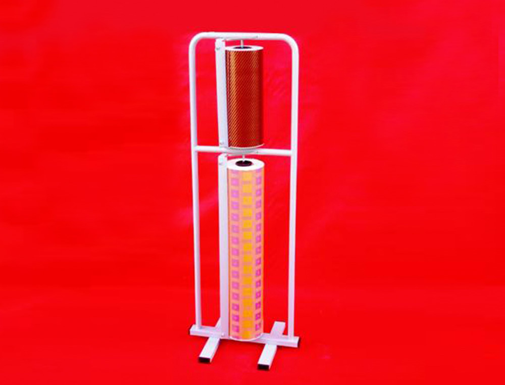 PORTA ROLOS MOSTRADOR VERTICAL CORTA PAPEL PARA BOBINES DE PAPEL 64-32 CM