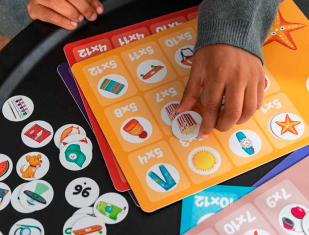 JOGO DISET DE MESA TABELAS DE MULTIPLICAR