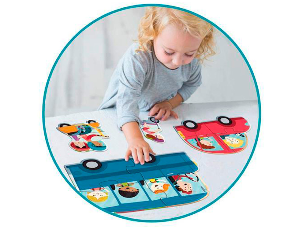 PUZZLE GOULA XXL VEICULOS 18 PECAS