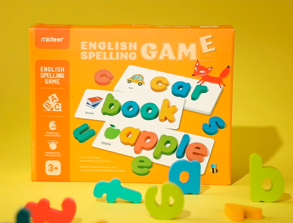 JOGO DIDATICO MIDEER COMBINAR LETRAS EM INGLES