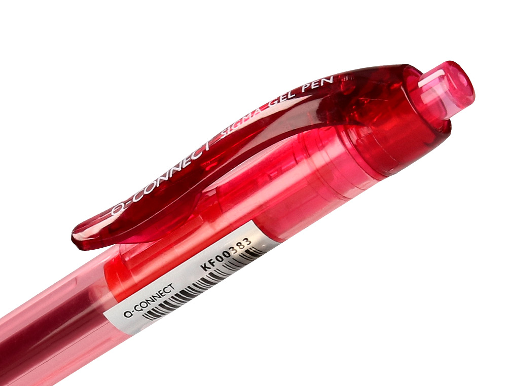 ESFEROGRAFICA Q-CONNECT SIGMA RETRATIL 0,5 MM COR VERMELHO