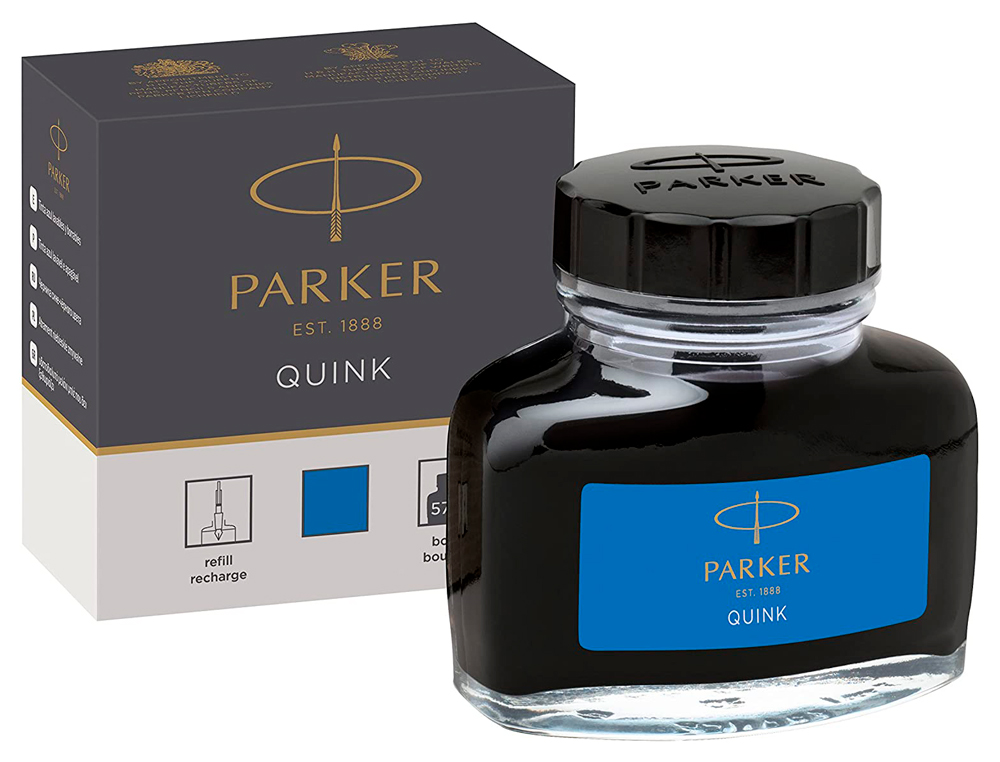 TINTA PARKER PARA CANETA AZUL REAL FRASCO