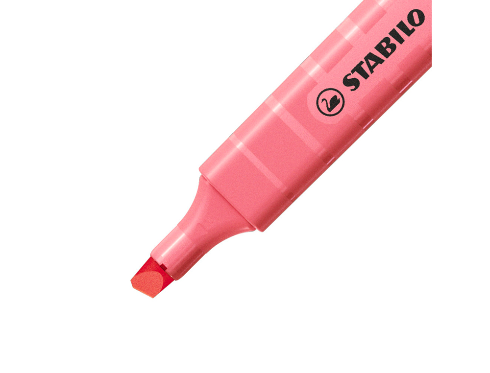 MARCADOR FLUORESCENTE STABILO SWING COOL PASTEL COR ROSA FLOR DE CEREJEIRA PASTEL