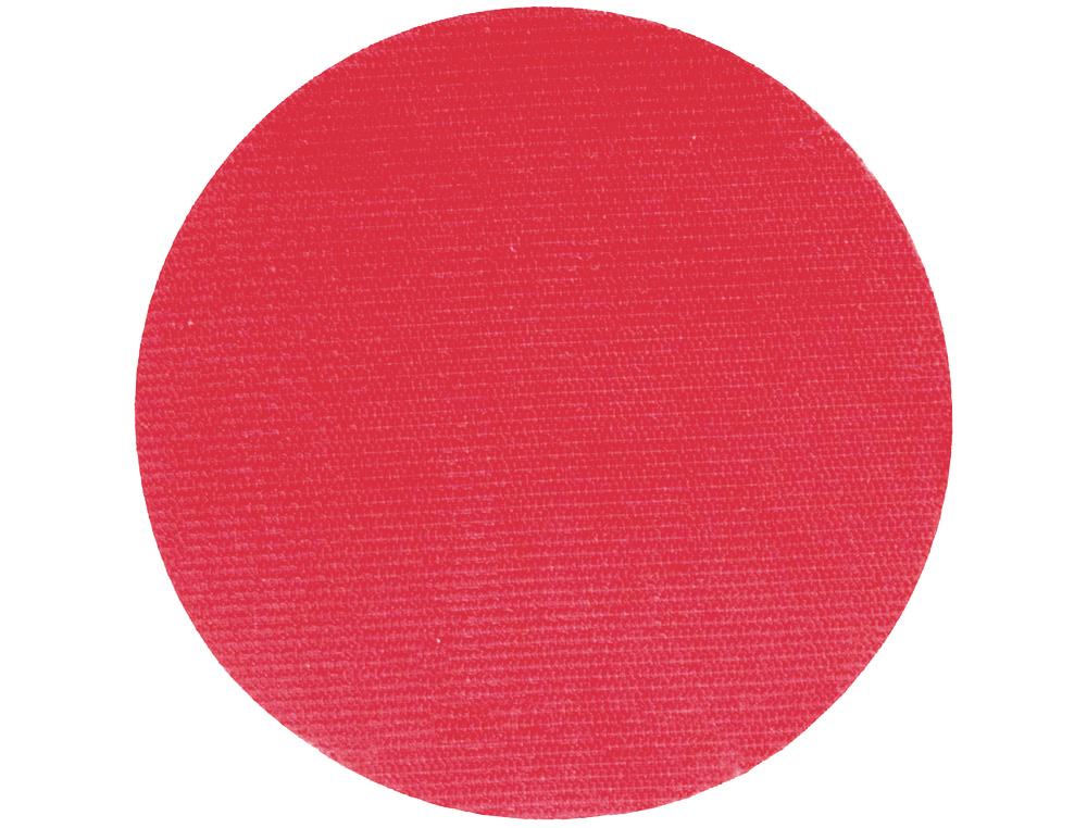 FITA DE FECHO PLICO VELCRO AUTOADESIVO 20 MM DIAMETRO COR VERMELHO CAIXA DE 200 UNIDADES