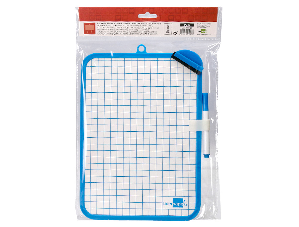 QUADRO BRANCO LIDERPAPEL 18X26 CM COM MARCADOR E APAGADOR