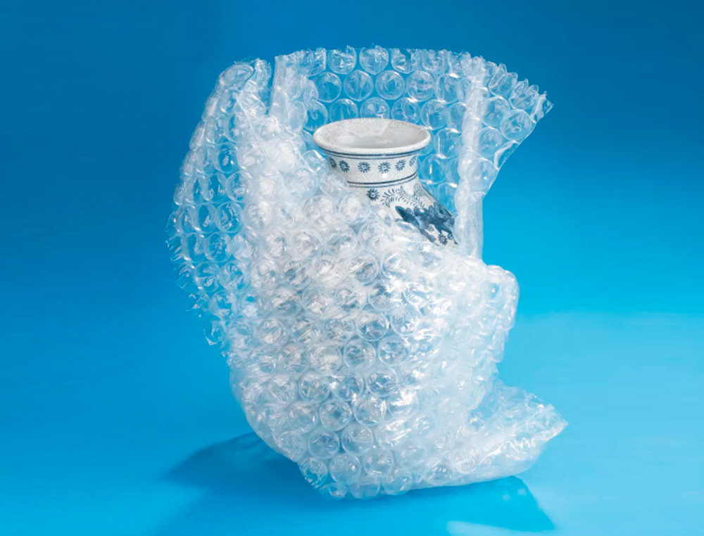 PLASTICO COM BOLHAS LIDERPAPEL ECOUSE 0.60X3M 30% DE PLASTICO RECICLADO