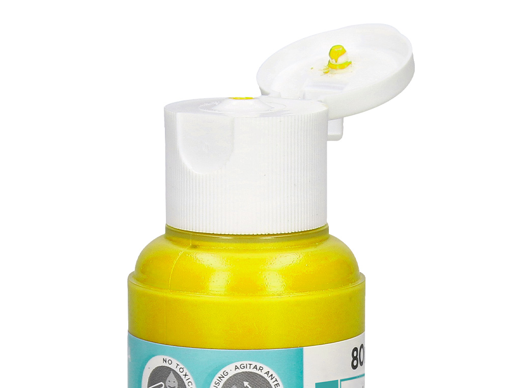 PINTURA ACRILICA LIDERPAPEL FRASCO DE 80 ML AMARELO