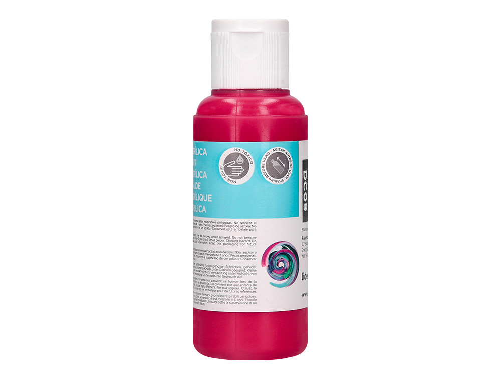 PINTURA ACRILICA LIDERPAPEL FRASCO DE 80 ML MAGENTA
