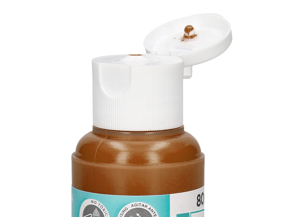 PINTURA ACRILICA LIDERPAPEL FRASCO DE 80 ML CASTANHO