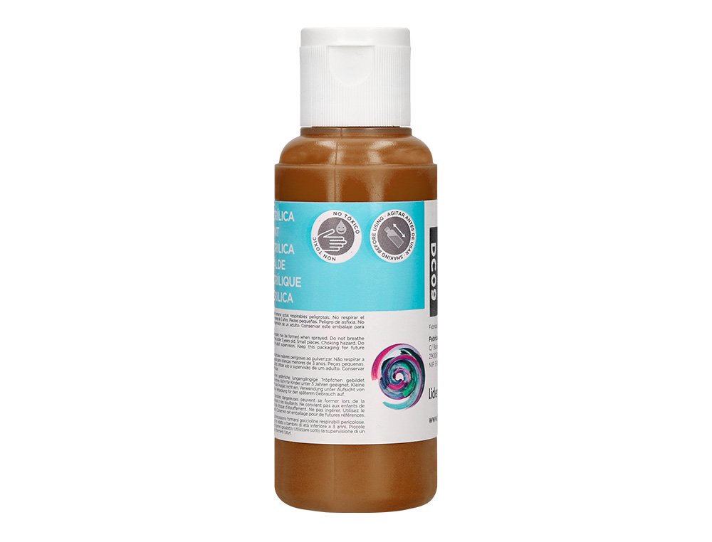 PINTURA ACRILICA LIDERPAPEL FRASCO DE 80 ML CASTANHO