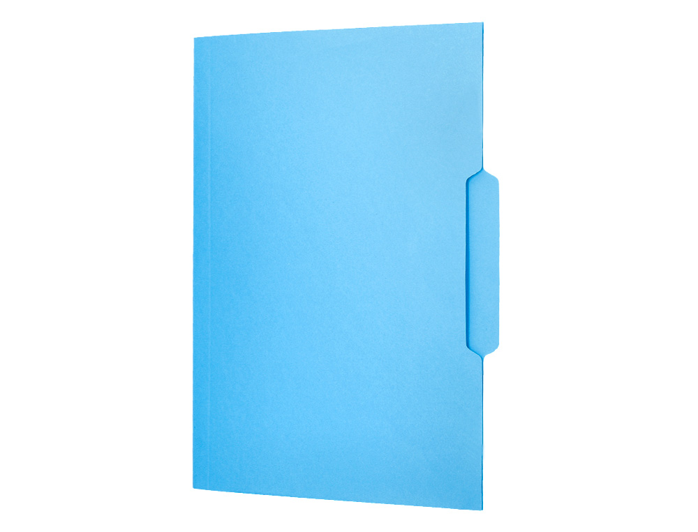 CLASSIFICADOR LIDERPAPEL EM CARTOLINA FOLIO PESTANA CENTRAL 240G/M2 AZUL