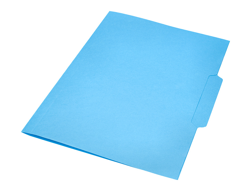 CLASSIFICADOR LIDERPAPEL EM CARTOLINA FOLIO PESTANA CENTRAL 240G/M2 AZUL