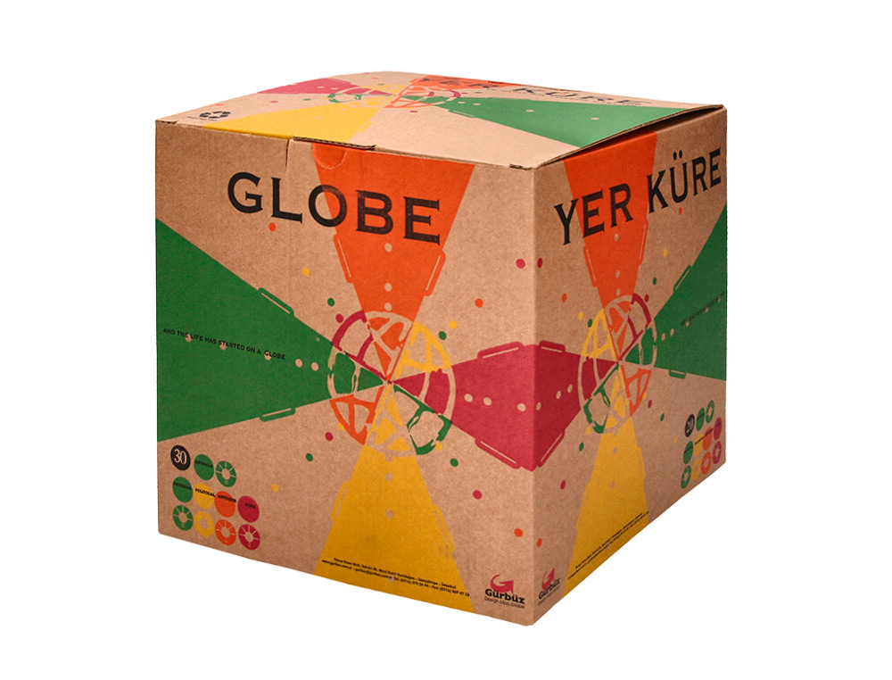 GLOBO ANTARTIK COM LUZ FISICO E POLITICO DIAMETRO 30 CM