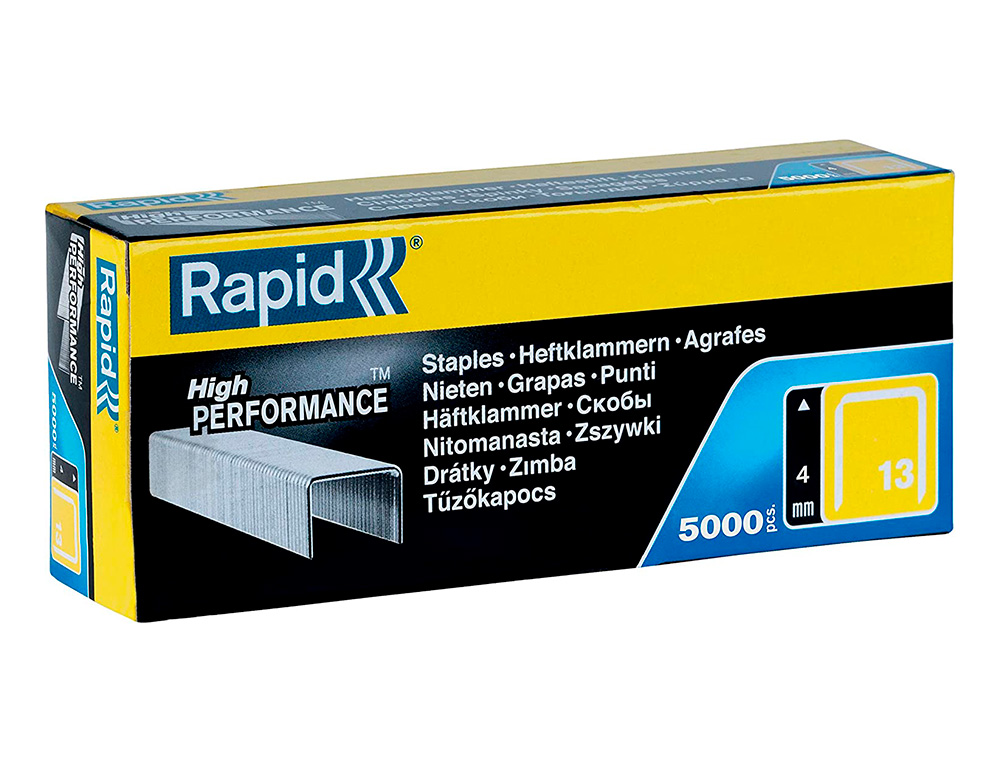 AGRAFES RAPID 13/4 MM GALVANIZADOS CAIXA DE 5000 UNIDADES