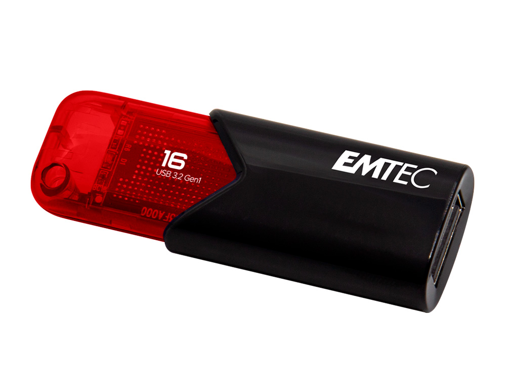 PEN DRIVE EMTEC USB 3.2 CLICK EASY 16 GB VERMELHO