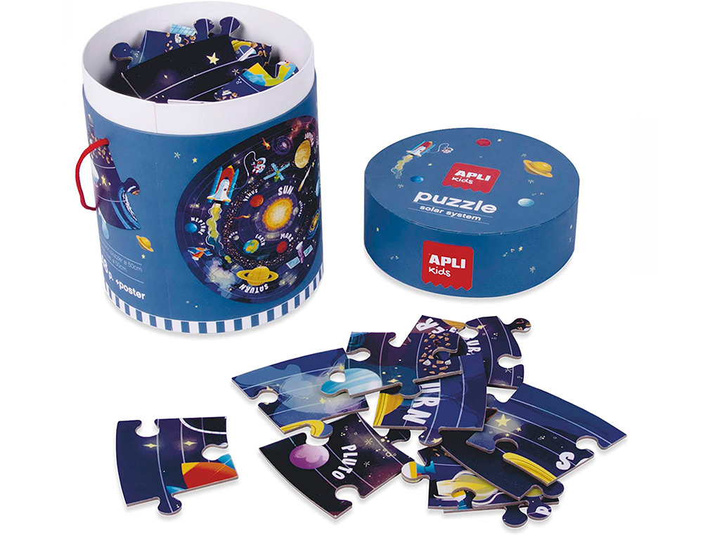 PUZZLE APLI CIRCULAR SISTEMA SOLAR 48 PECAS
