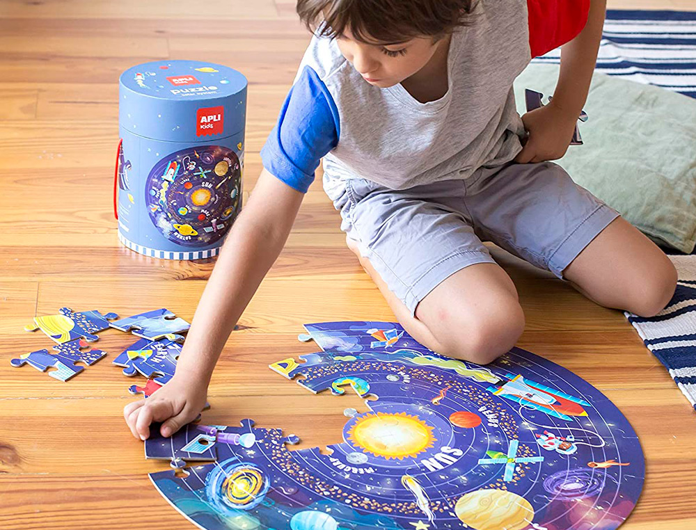 PUZZLE APLI CIRCULAR SISTEMA SOLAR 48 PECAS