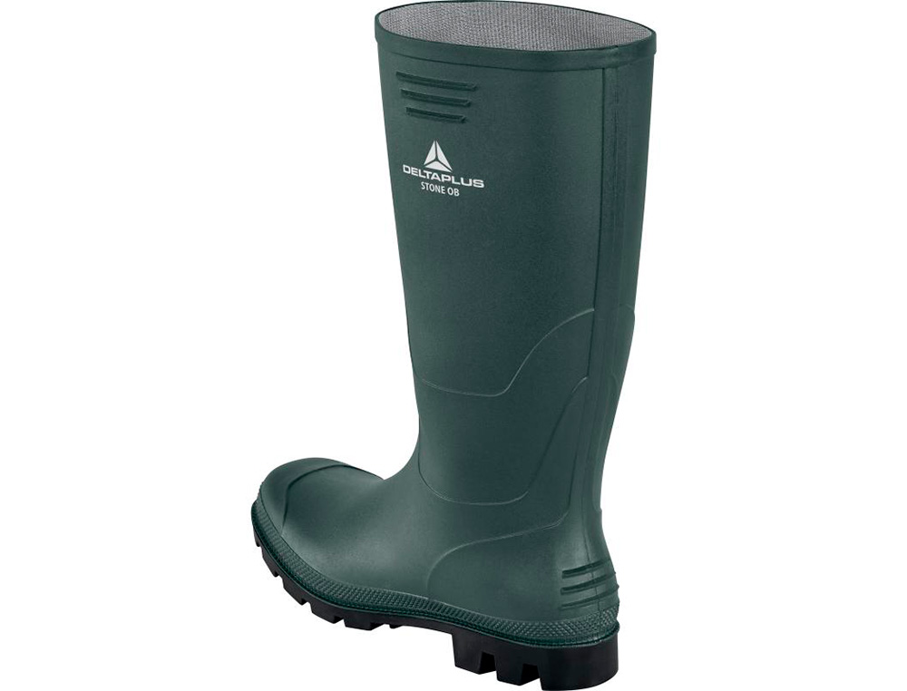 BOTAS DELTAPLUS DE SEGURANCA STONE PVC VERDE SOLA DE PITOES TAMANHO 46