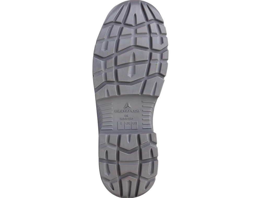 BOTAS DELTAPLUS DE SEGURANCA EM COURO PIGMENTADO SOLA PU BI-DENSIDADE COR PRETO TAMANHO 47