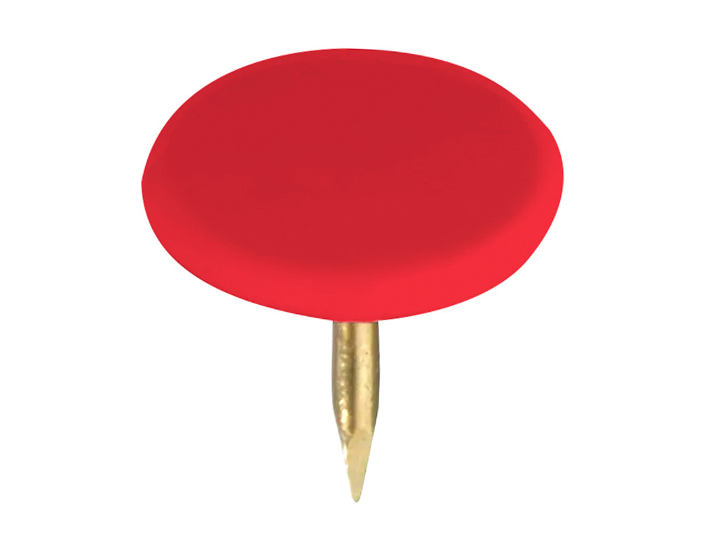 PIONESES LISMANIA OFFICE COR VERMELHO CAIXA DE 100 UNIDADES