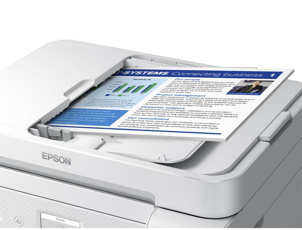 MULTIFUNCOES EPSON ECOTANK ET-4856 TINTA 33 PPM SCANNER COPIADORA IMPRESSORA FAX BANDEJA ENTRADA 250 FOLHAS