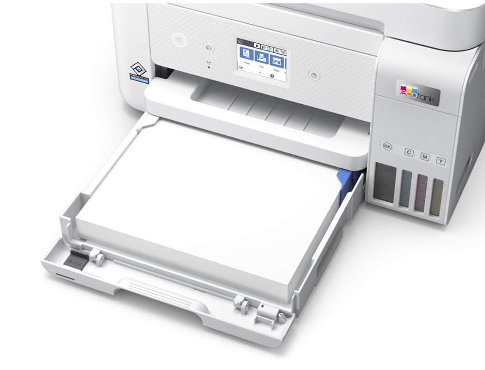 MULTIFUNCOES EPSON ECOTANK ET-4856 TINTA 33 PPM SCANNER COPIADORA IMPRESSORA FAX BANDEJA ENTRADA 250 FOLHAS