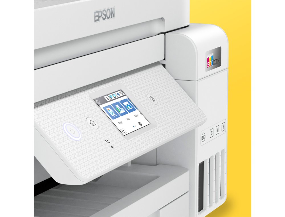 MULTIFUNCOES EPSON ECOTANK ET-4856 TINTA 33 PPM SCANNER COPIADORA IMPRESSORA FAX BANDEJA ENTRADA 250 FOLHAS