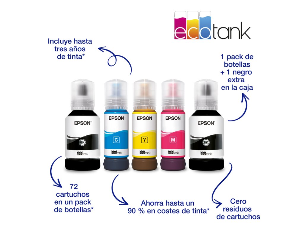 MULTIFUNCOES EPSON ECOTANK ET-4856 TINTA 33 PPM SCANNER COPIADORA IMPRESSORA FAX BANDEJA ENTRADA 250 FOLHAS