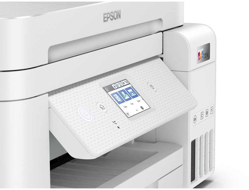 MULTIFUNCOES EPSON ECOTANK ET-4856 TINTA 33 PPM SCANNER COPIADORA IMPRESSORA FAX BANDEJA ENTRADA 250 FOLHAS