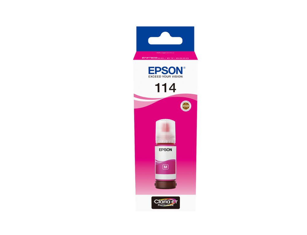 TINTA EPSON T114 ECO TANK ET-8500 / 8550 MAGENTA GARRAFA 70 ML