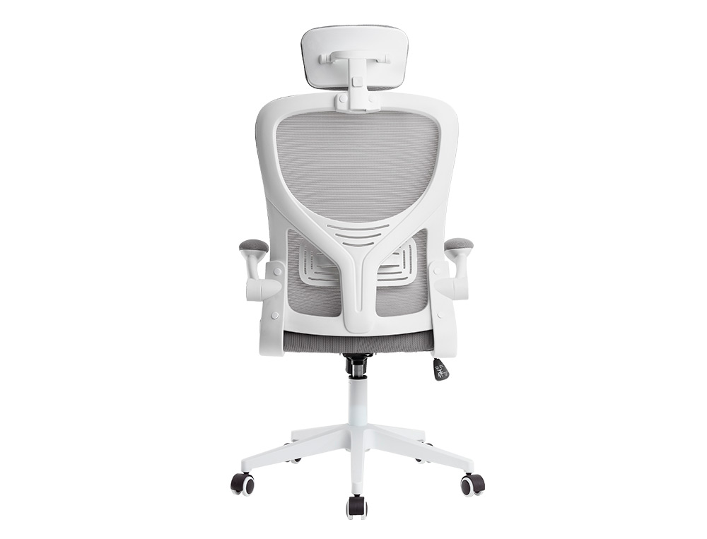 CADEIRA ERGONOMICA Q-CONNECT PALERMO MALHA BASE NYLON ALT MAX 1300 MM LARG 610 MM PROF 600 MM RODAS PREMIUM COR BRANCO/C